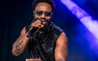 Live optredens tijdens Wijn op 't Plein in Purmerend